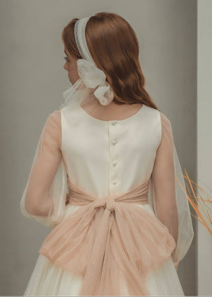 Long Sleeves Spanish Communion Gown X267