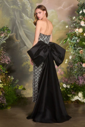 Andrea & Leo Couture A1486 Midi Column Gown