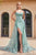 Strapless Glitter Mermaid Gown CB129
