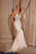 Ladivine CC0688W Strapless Pearled  Beaded Corset Evening Dress