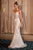 Ladivine CC0688W Strapless Pearled  Beaded Corset Evening Dress