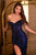 Off Shoulder Beaded Fitted Gown La Divine CC324