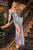 Off Shoulder Beaded Fitted Gown La Divine CC324