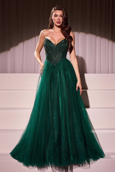 Strapless A-line Dress LaDivine CC415 – Sparkly Gowns