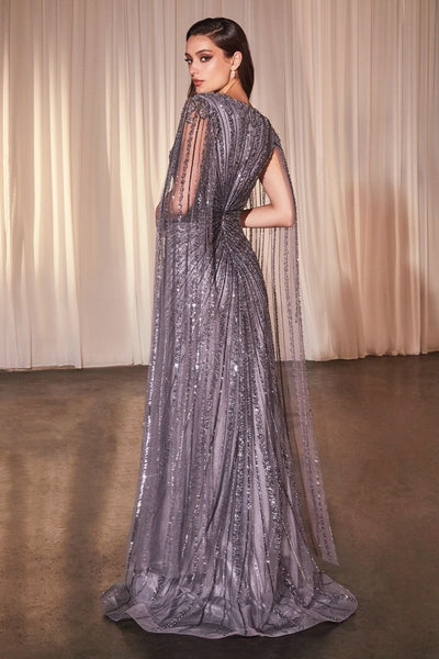 Long Sleeves Beaded Evening Dress CD0239 Sparkly Gowns Long Sleeves Beaded Evening Dress CD0239 Sparkly Gowns