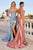 Crystal Strapless Fitted Dress La Divine CD736