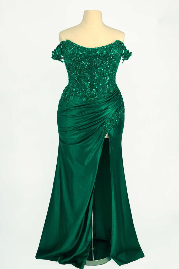 Off the Shoulder Evening Dress La Divine CDS537C