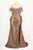 Off the Shoulder Evening Dress La Divine CDS537C