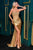 Ladivine CDS543 Strapless Beaded Corset Evening Dress
