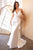 Fitted Stretch Satin Off-White Simple Wedding Gown CH236W