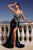 Fitted Crystals Satin Evening Gown La Divine CM383
