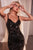 Fitted Sequin Evening Dress LadivineCR381