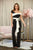 Off the shoulders  Black & White  Elegant Jumpsuit 22077