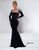 Johnathan Kayne 2453 Stretch Velvet Evening Gown