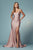 Scoop Neckline Fitted Prom Gown by Nox Anabel T481