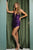 Vestido corto con escote en V ilusión S775 de Nox Anabel