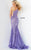 Asymmetrical Neckline Sequined Prom Gown By Jovani 06517