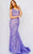 Asymmetrical Neckline Sequined Prom Gown By Jovani 06517