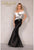 ON SALE SIZE 12 Two Tone Mikado Evening Gown 2011M2159
