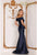 ON SALE SIZE 12 Two Tone Mikado Evening Gown 2011M2159