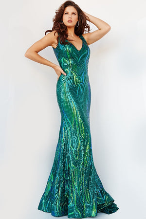 Jovani 23007 ON SALE SIZE 0 Iridescent  Prom Gown