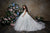 First Communion Dress  2305 Ball Gown Short Sleeves 3-D Flowers.