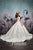 Cape Sleeves  Satin and sequence glitter Children Princess Gown  2357