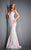 Sleeveless Illussion V-Neckline Prom Dress By Jovani 3263