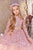 Long Sleeves Flower Girl Short Gown Celestial 3435