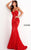 Jovani 37334 Fitted Strapless Lace Formal Dress Prom Evening Dress