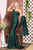 One-Shoulder Satin Fitted Green Burnt Orange Evening Dress AC387BO