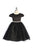 Elegant Satin and Tulle Holiday Dress for Little Girls 452