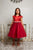 Elegant Satin and Tulle Holiday Dress for Little Girls 452