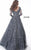 Glitter Embellished Long Sleeves Dress Jovani 51838