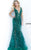Jovani 60283 Vestido de fiesta con adornos florales y escote en V