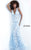 Jovani 60283 Vestido de fiesta con adornos florales y escote en V