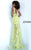 Jovani 60283 Vestido de fiesta con adornos florales y escote en V