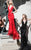 Jovani 60283 Vestido de fiesta con adornos florales y escote en V
