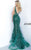 Jovani 60283 Vestido de fiesta con adornos florales y escote en V