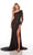 Asymmetrical Neckline Sequin Formal Gown Alyce 61376