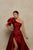 Tarik Ediz 98100 Taffeta Single Puff Shoulder Vivienne Dress
