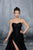 Tarik Ediz 96092 Strapless A-line with Train Deja Dress