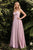 V-Neckline Satin A-line  Bridesmaids or Evening Dress 7472