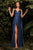 V-Neckline Satin A-line  Bridesmaids or Evening Dress 7472