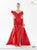 Tarik Ediz 98221 Vestido Elisa de tafetán con cintura fruncida
