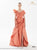 Tarik Ediz 98221 Vestido Elisa de tafetán con cintura fruncida