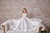 Satin and Lace First Communion Flower Girl Gown AB047