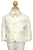 Boy's Slim Fit Single  5 Pieces Ivory Tuxedo for First Communion, Ring Bearer Bond