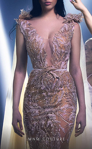 MNM COUTURE K3961 ON SALE SIZE 8  Evening Dress