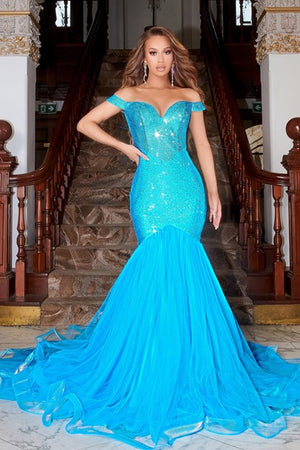 Portia & Scarlett Sweetheart Neckline Evening Dress PS21251